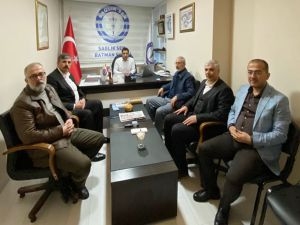 Batman Esnaf ve Sanatkarlar Odası'ndan Sağlık-Sen’e ziyaret